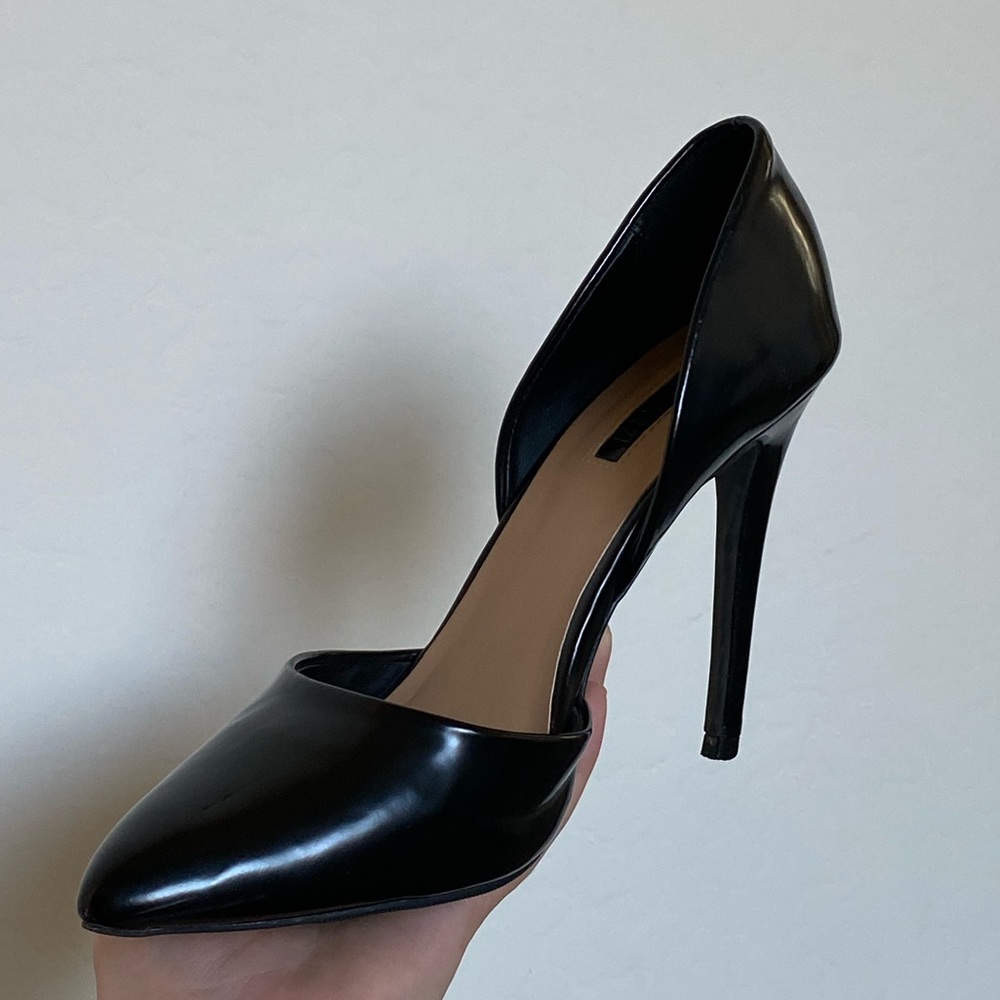 Forever21 Black D’Orsay Stiletto Heels